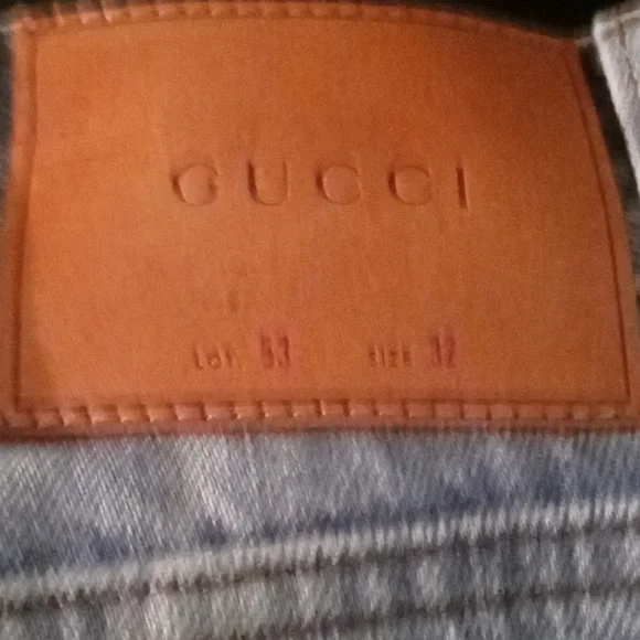 Gucci wolf jeans